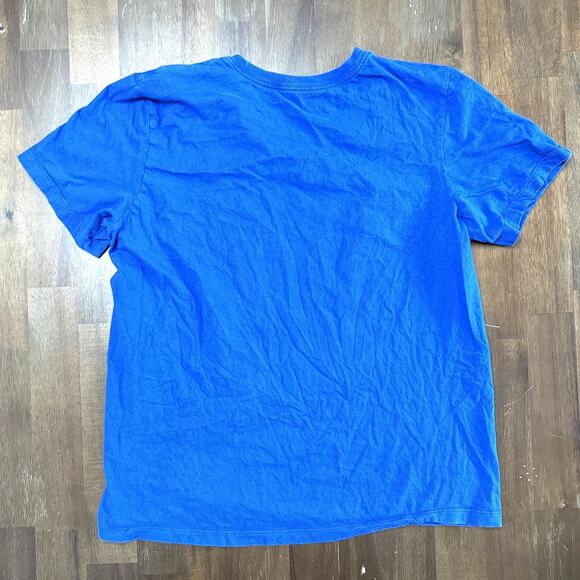 Los Angeles Dodgers Shirt Mens Large Blue MLB Baseball Nike Tee LA Bleeds Blue - Picture 5 of 8